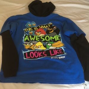 Angry Birds hooded jersey